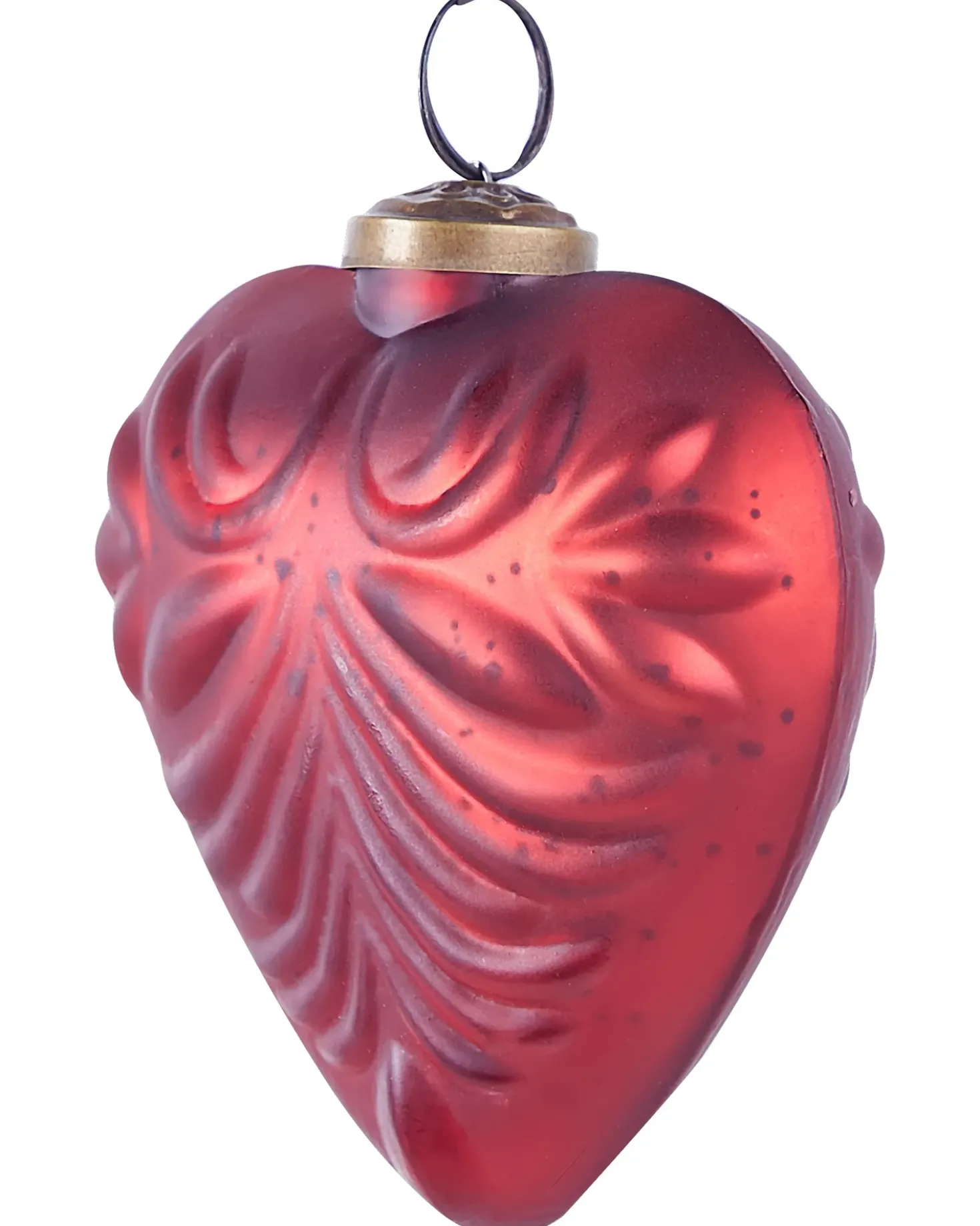 Set di 4 palline decorative FERIABLE Vetro Rosso