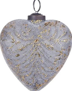 Set di 4 palline decorative FERIABLE Vetro Grigio