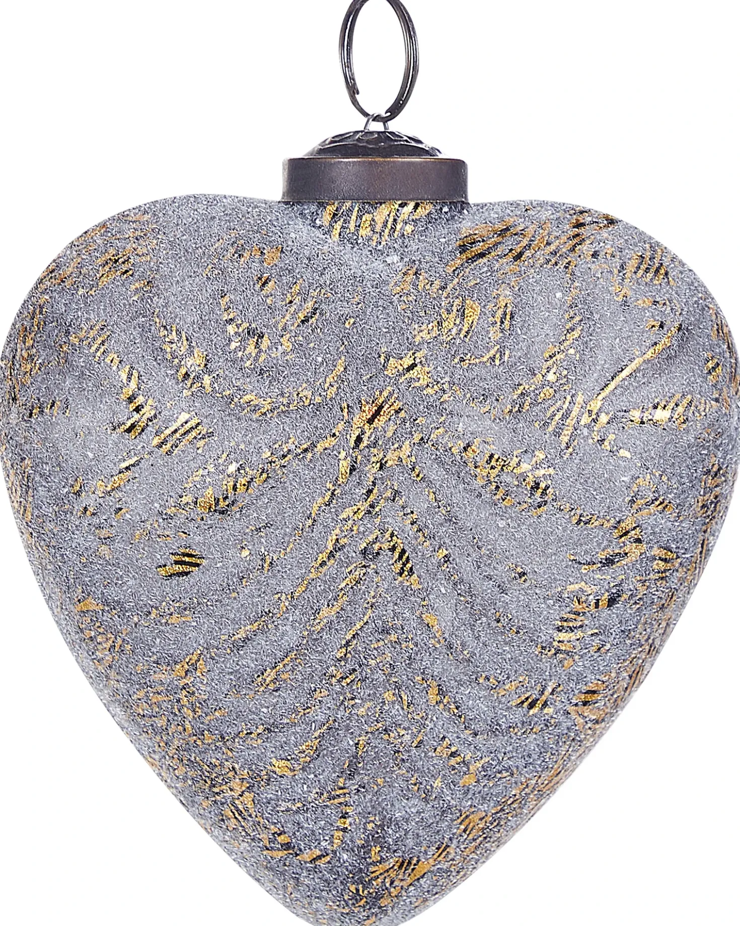 Set di 4 palline decorative FERIABLE Vetro Grigio