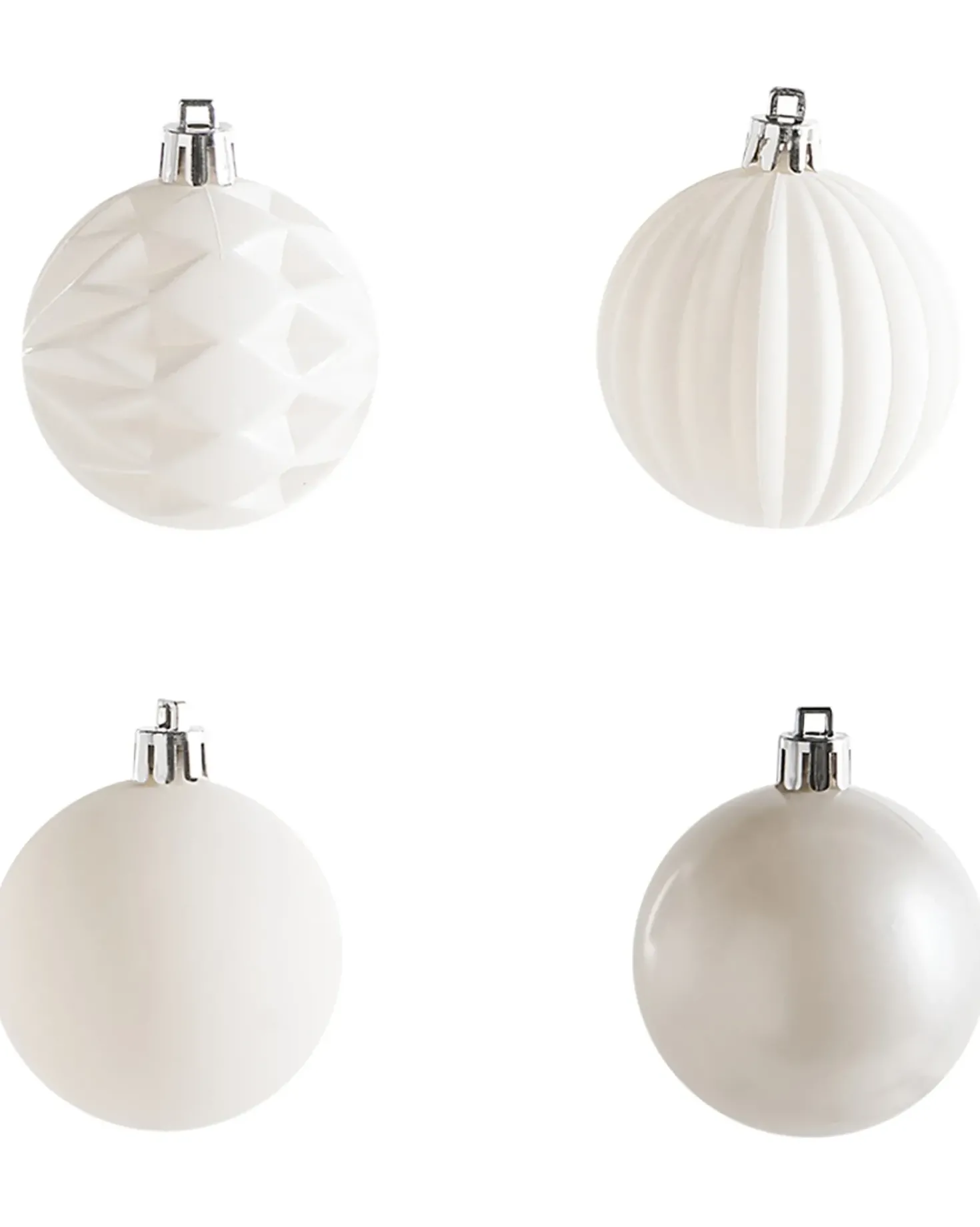 Set di 40 palline decorative SAIMAA Bianco sporco