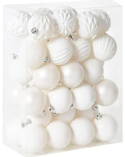 Set di 40 palline decorative SAIMAA Bianco sporco