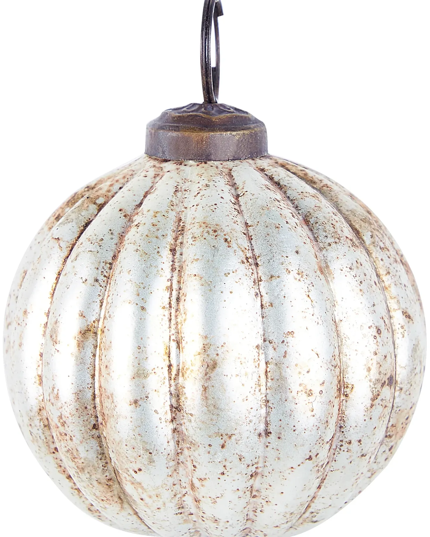 Set di 6 palline decorative IVOIRE Vetro Argento