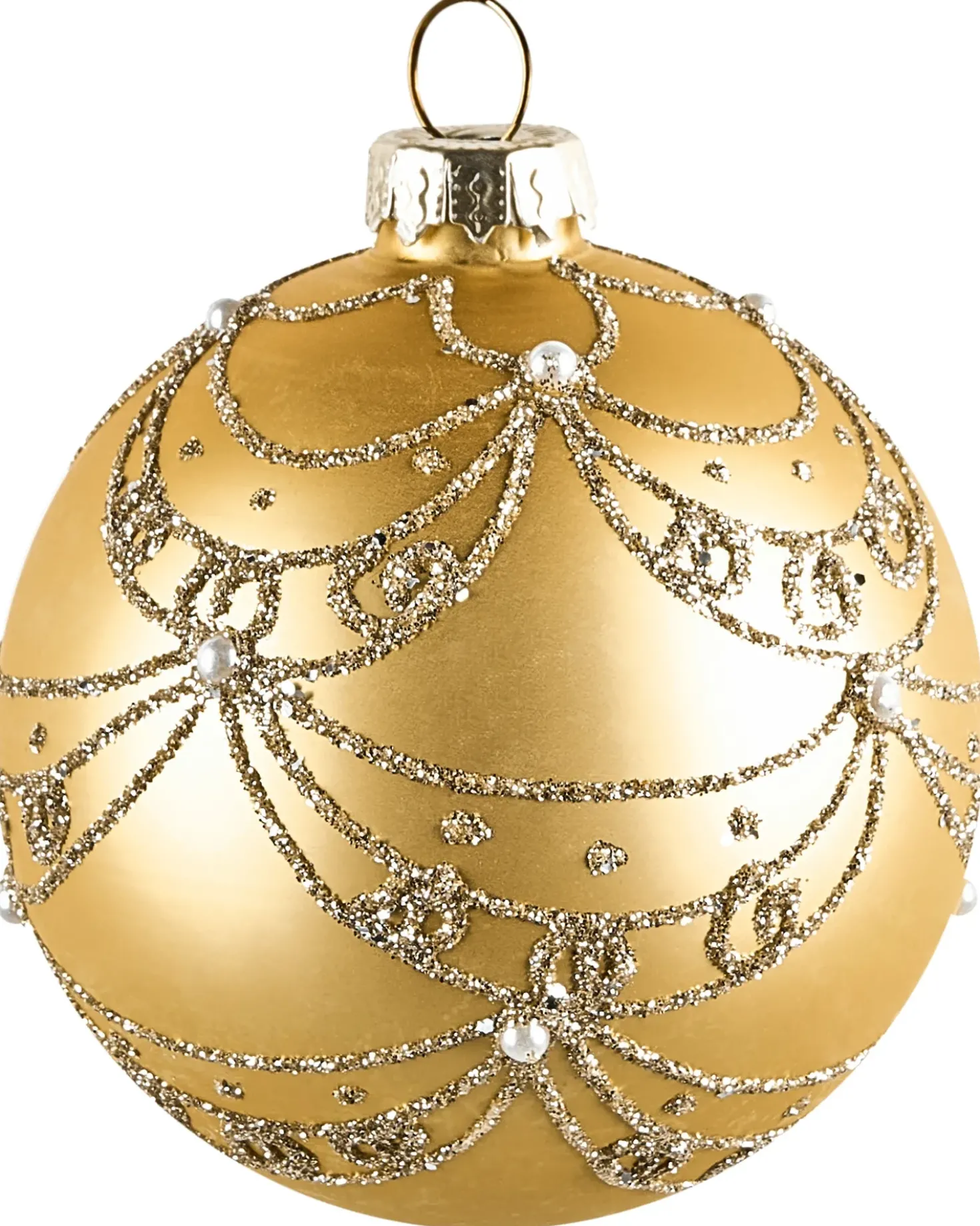 Set di 35 palline decorative ICEDROP Vetro Blu/Oro