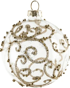 Set di 35 palline decorative ICEDROP Vetro Blu/Oro