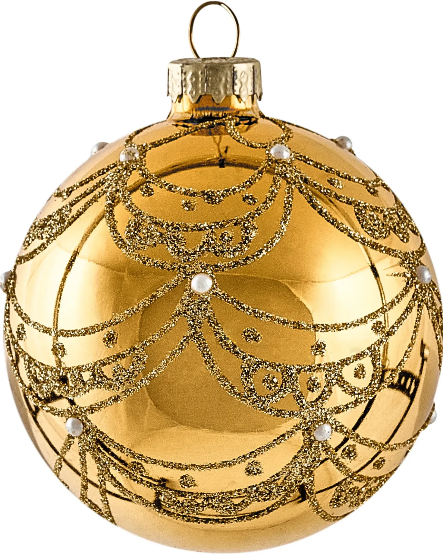 Set di 35 palline decorative ICEDROP Vetro Blu/Oro