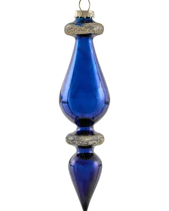 Set di 35 palline decorative ICEDROP Vetro Blu/Oro
