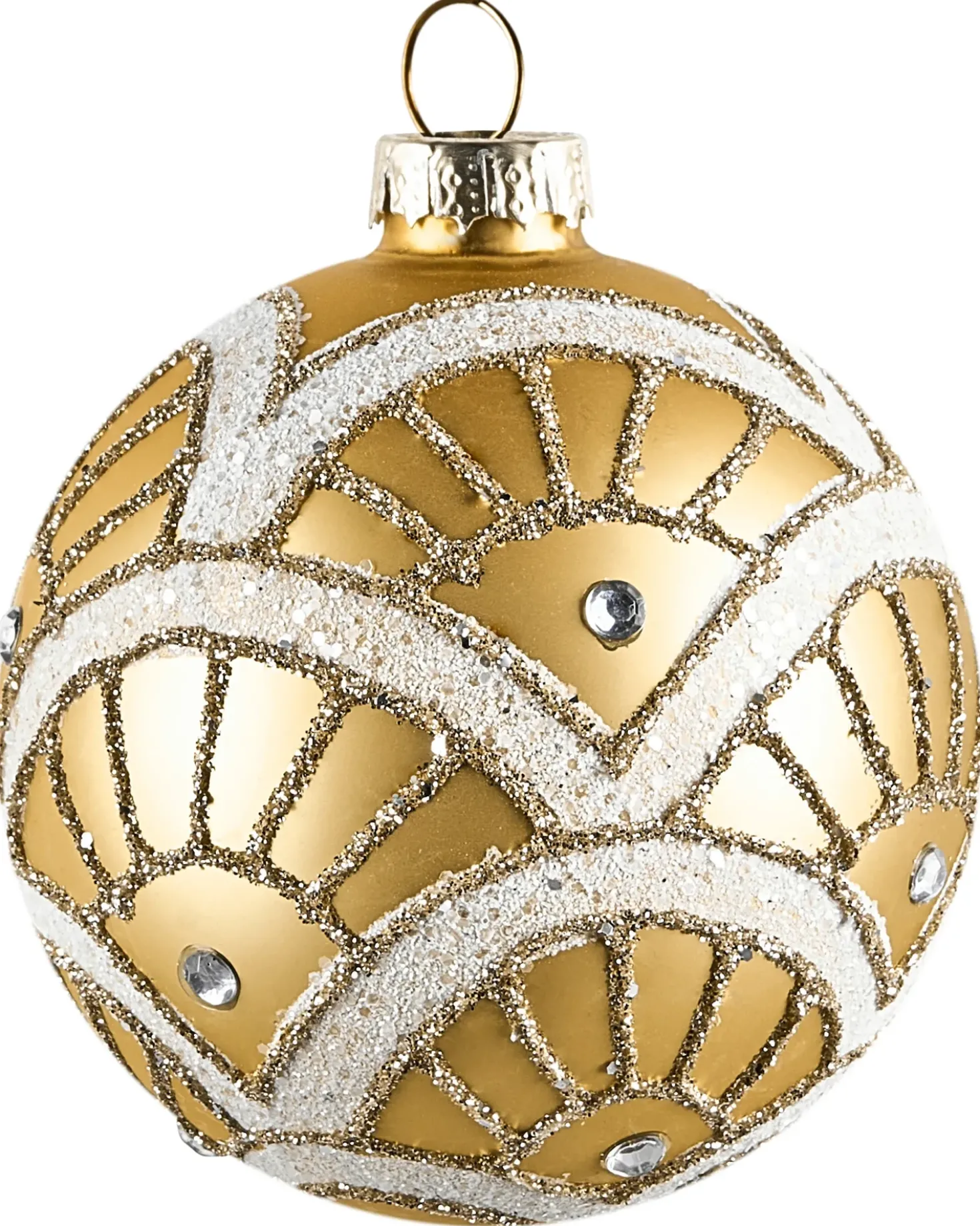 Set di 35 palline decorative ICEDROP Vetro Blu/Oro