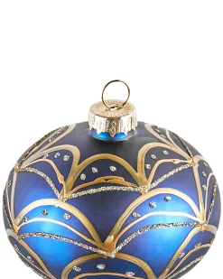 Set di 35 palline decorative ICEDROP Vetro Blu/Oro