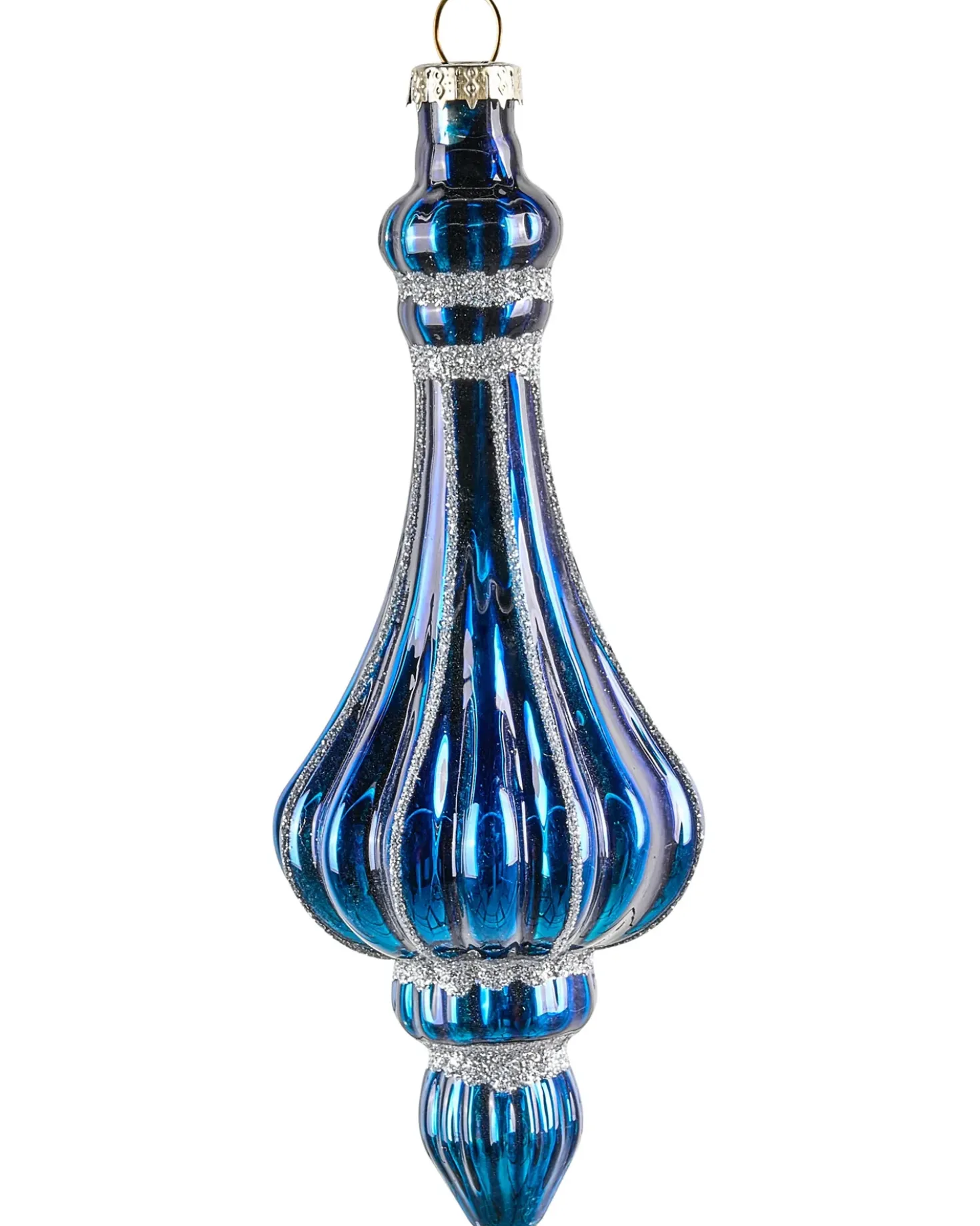 Set di 35 palline decorative ICEDROP Vetro Blu/Oro