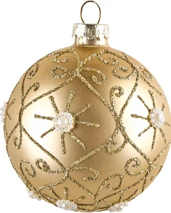 Set di 35 palline decorative ICEDROP Vetro Blu/Oro