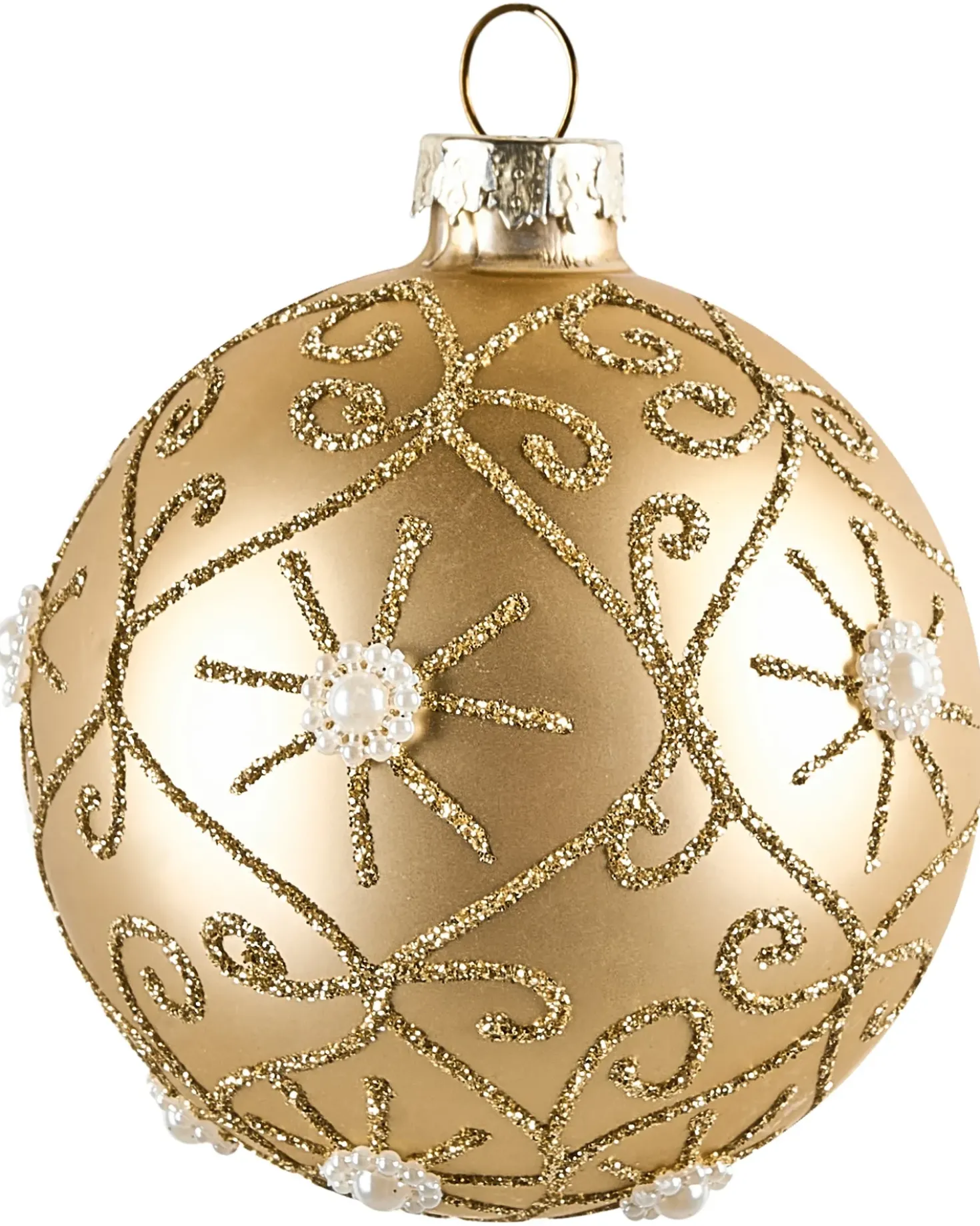 Set di 35 palline decorative ICEDROP Vetro Blu/Oro