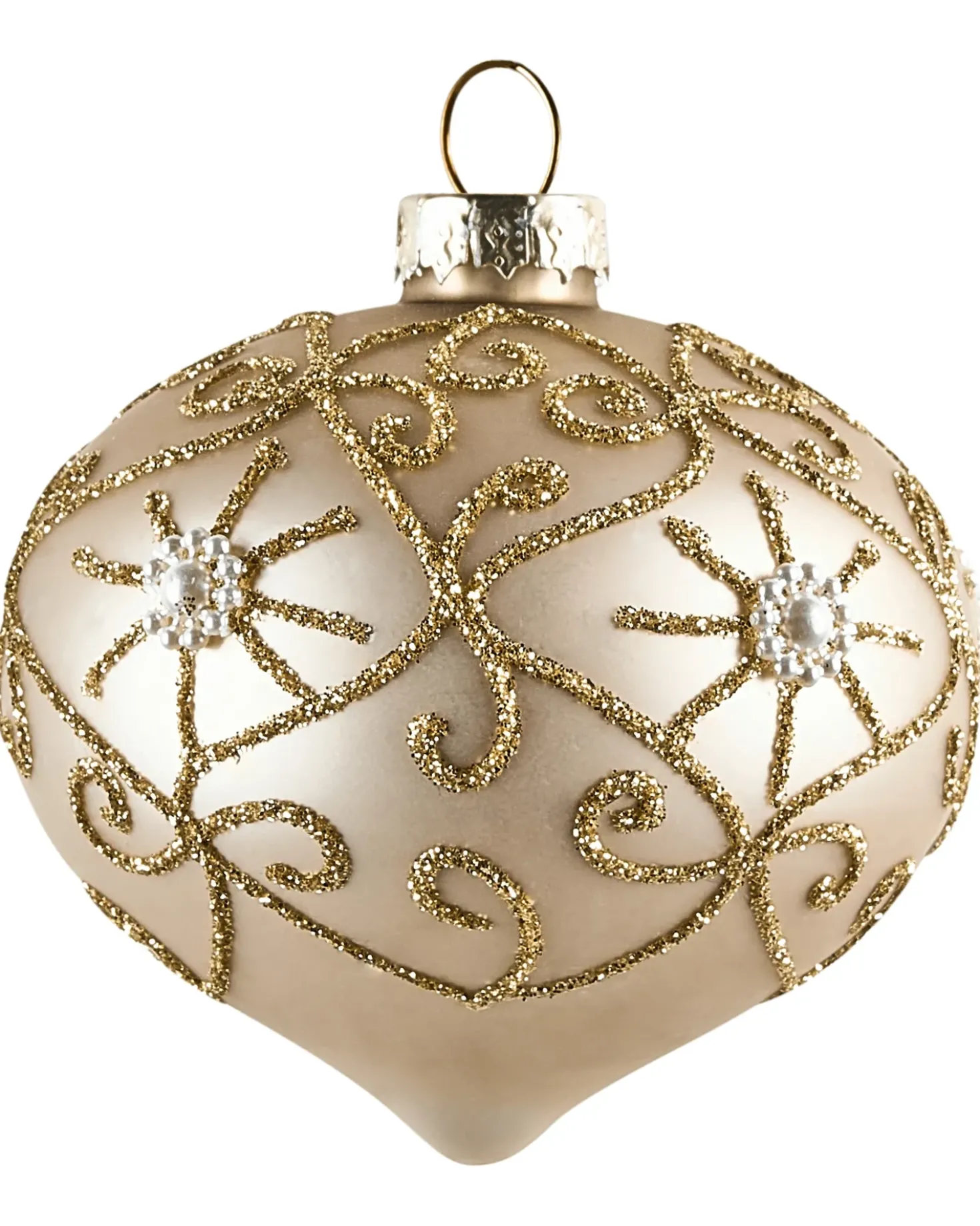 Set di 35 palline decorative ICEDROP Vetro Blu/Oro