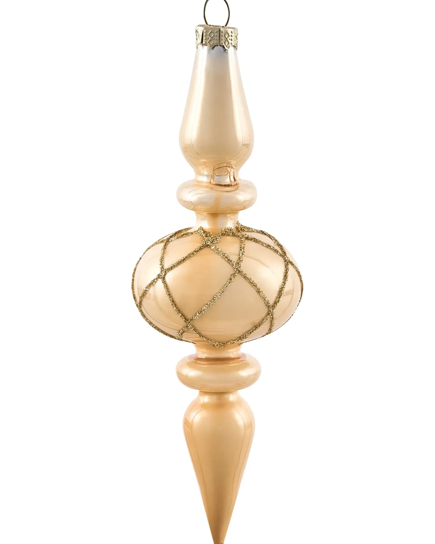 Set di 35 palline decorative BLING Vetro Oro