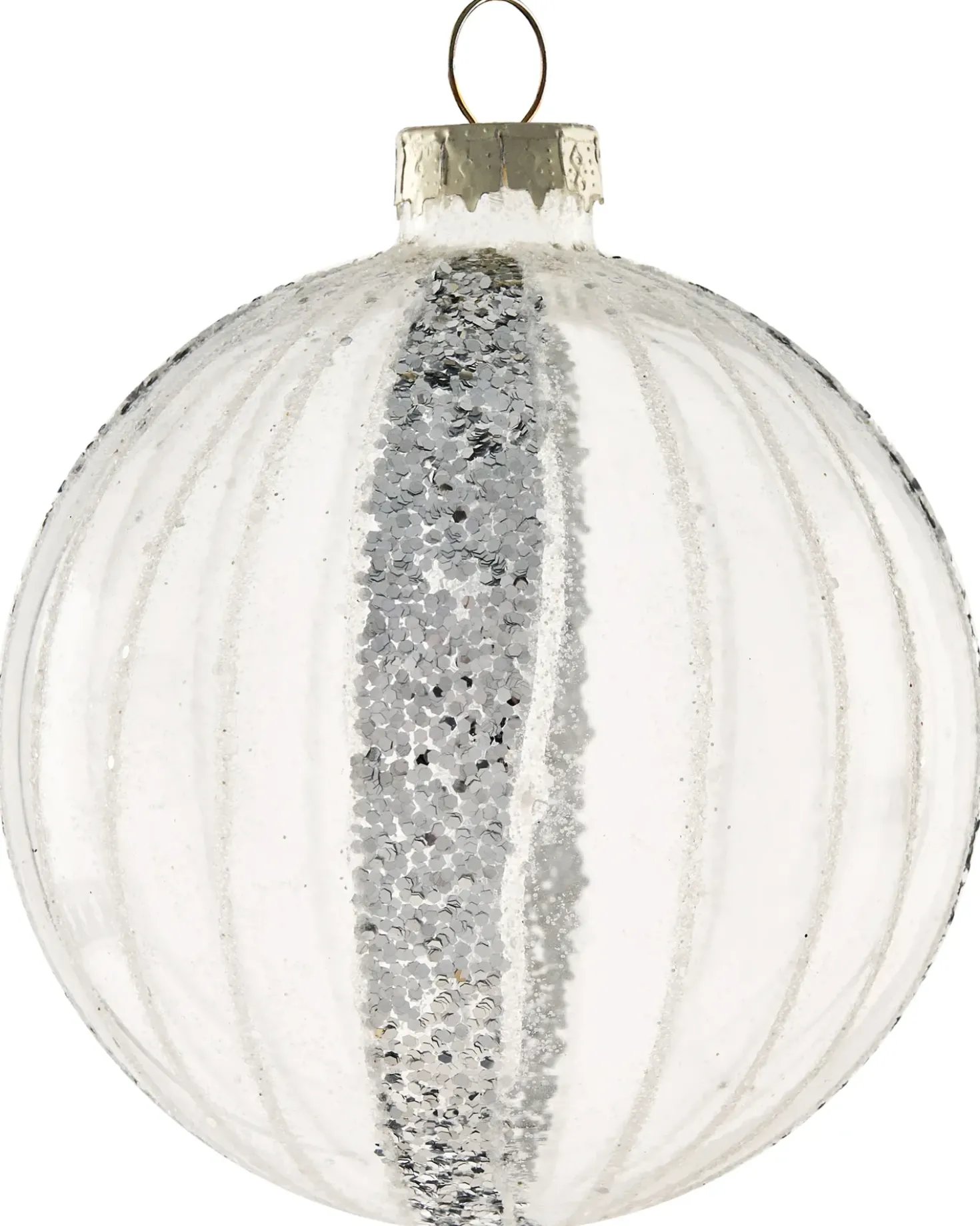 Set di 35 palline decorative BLING Vetro Oro