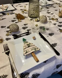 Set di 6 palline decorative AMBRE Vetro Oro