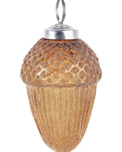 Set di 6 palline decorative AMBRE Vetro Oro