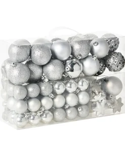 Set di 102 palline decorative BANDAK Argento