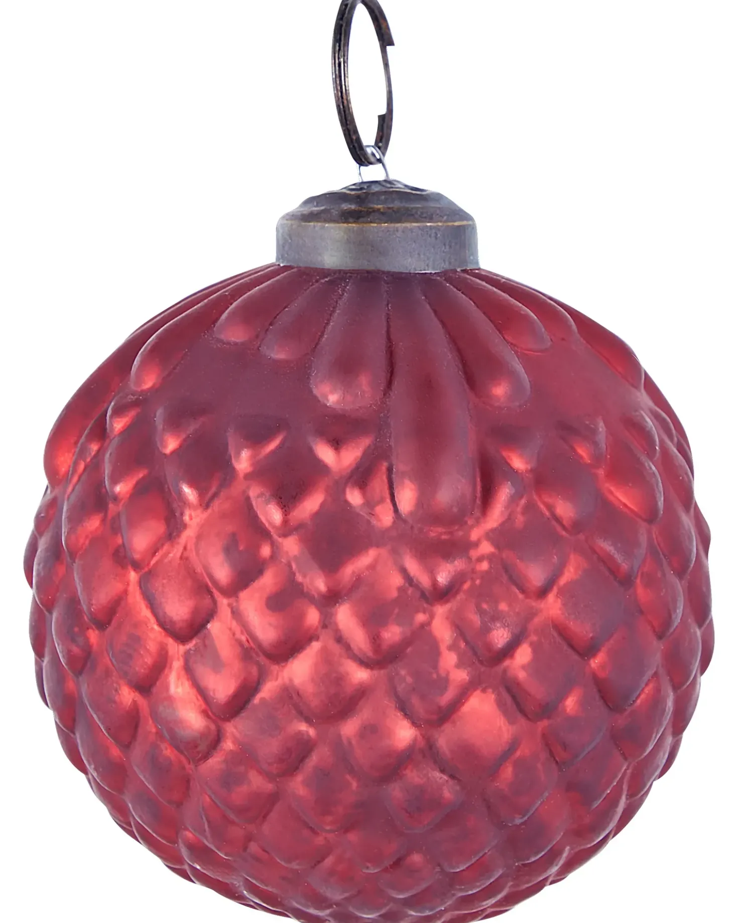 Set di 6 palline decorative ARGENTIN Vetro Rosso