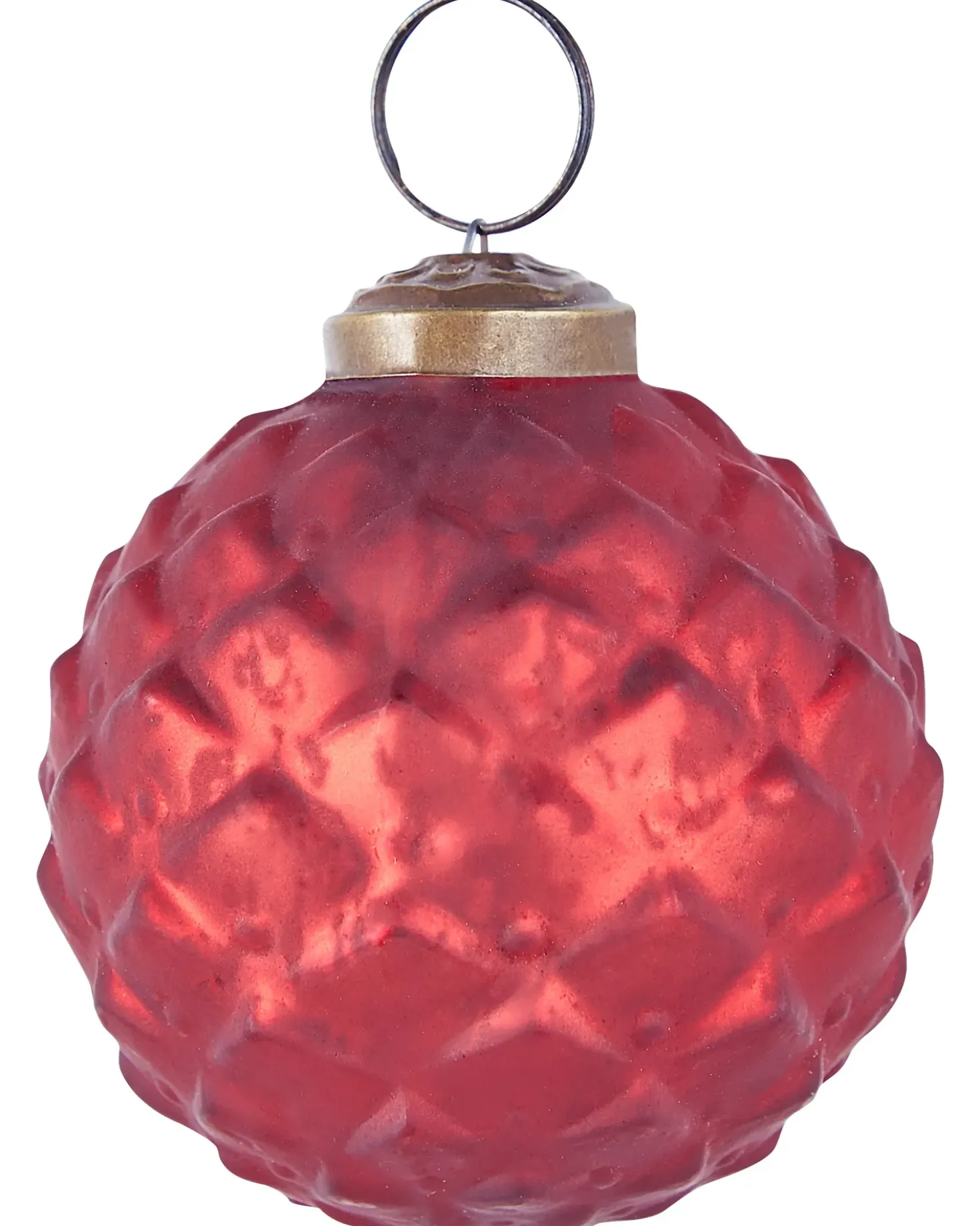 Set di 6 palline decorative ARGENTIN Vetro Rosso