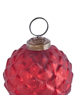 Set di 6 palline decorative ARGENTIN Vetro Rosso