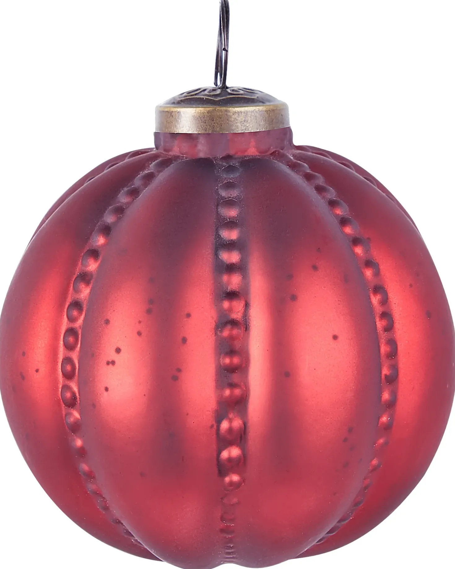 Set di 6 palline decorative ARGENTIN Vetro Rosso