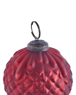 Set di 6 palline decorative ARGENTIN Vetro Rosso