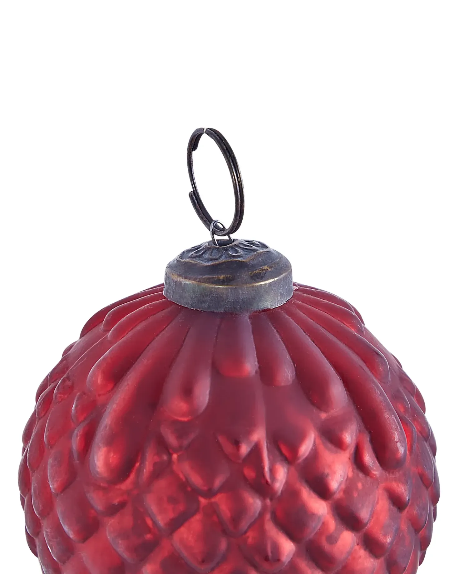 Set di 6 palline decorative ARGENTIN Vetro Rosso