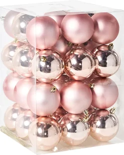 Set di 36 palline decorative BYGDIN Rosa