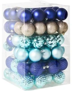 Set di 96 palline decorative PIELINEN Blu