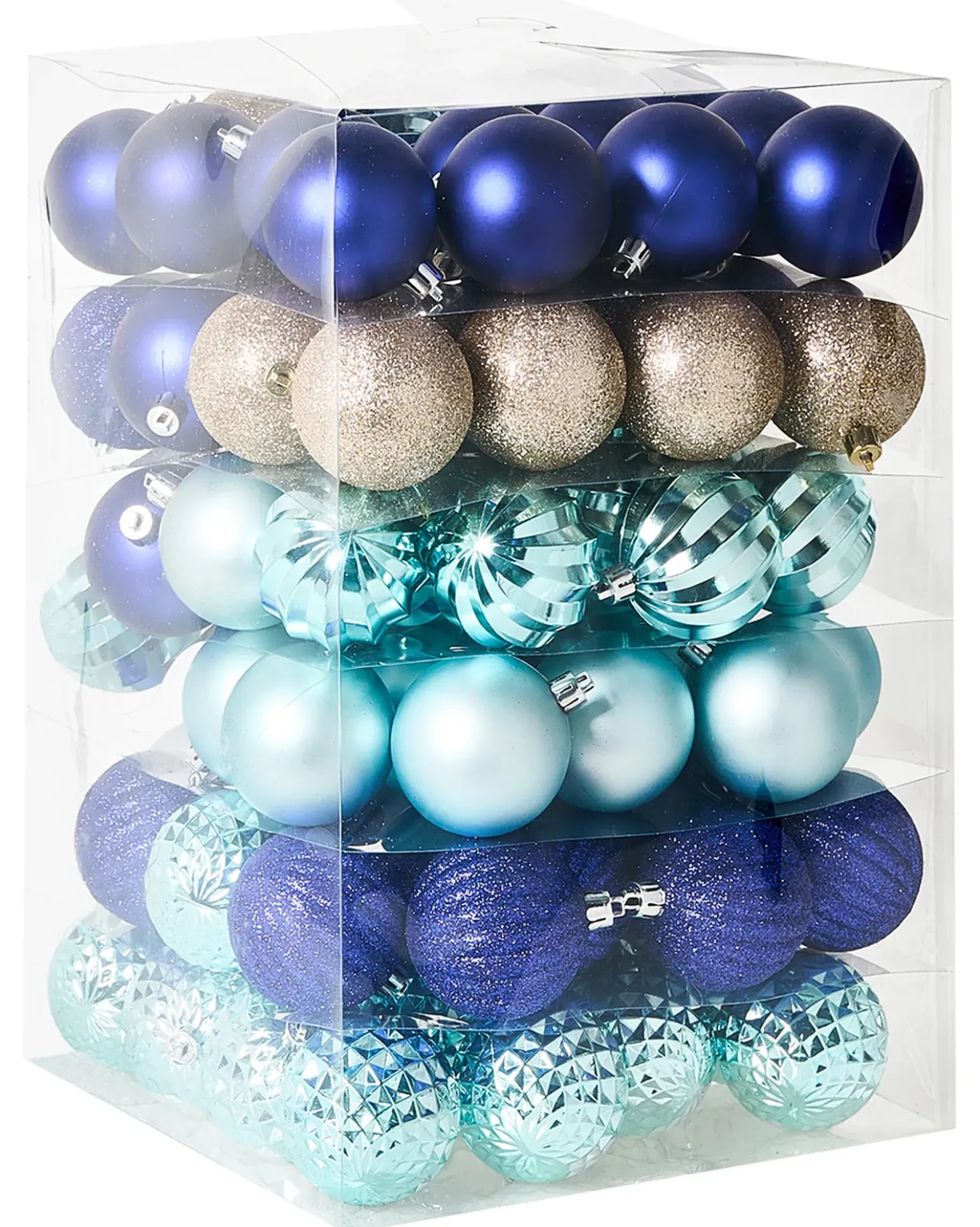 Set di 96 palline decorative PIELINEN Blu