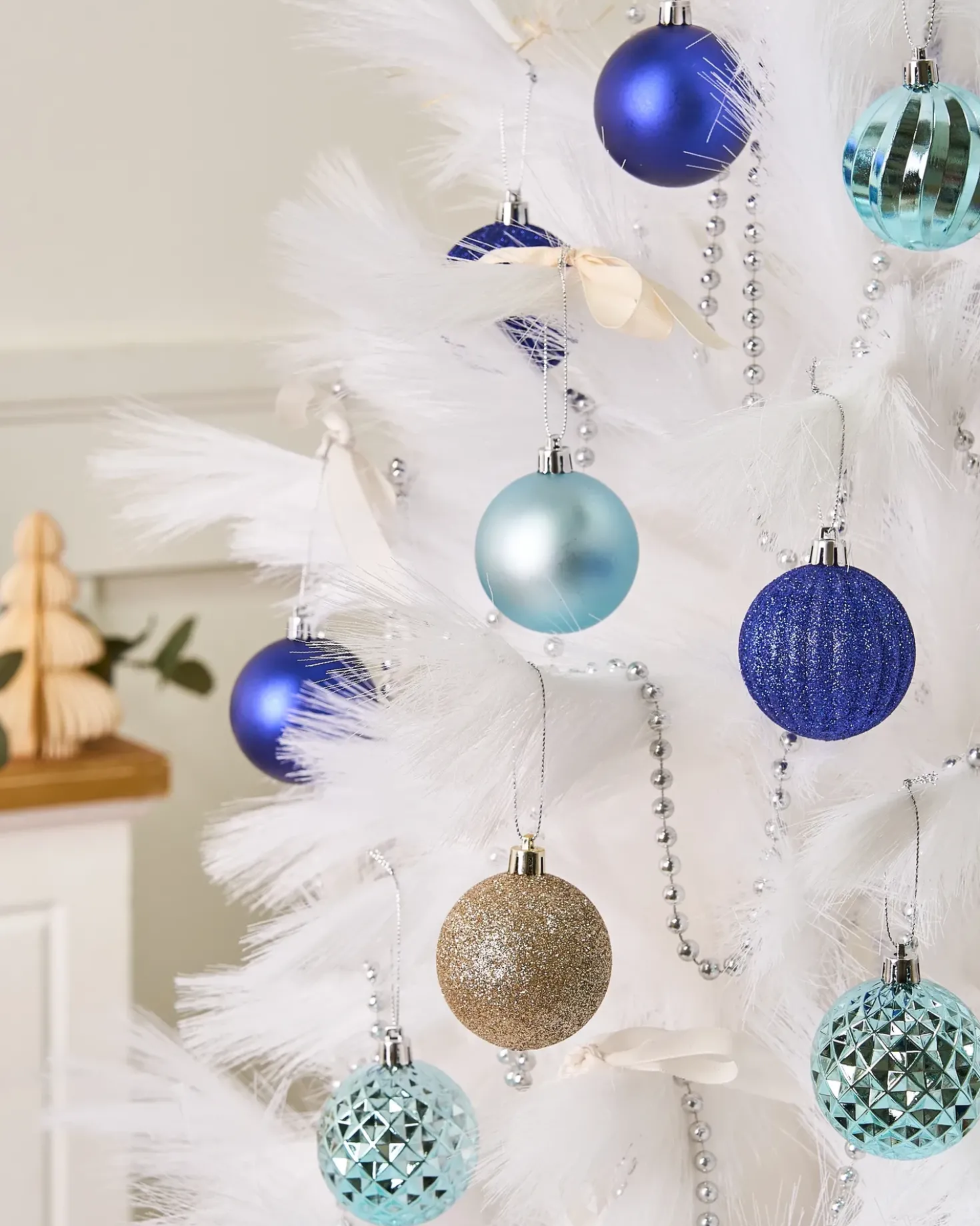 Set di 96 palline decorative PIELINEN Blu