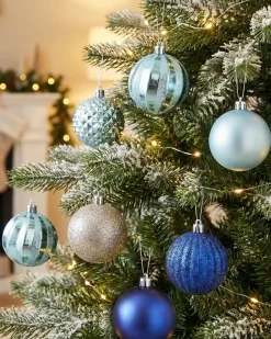 Set di 96 palline decorative PIELINEN Blu