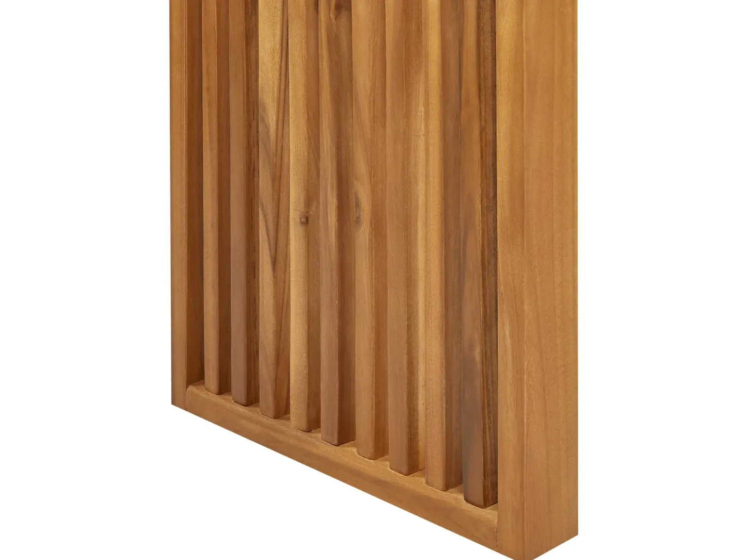 Set di 2 panche da giardino SULZANO 150 cm Legno d'acacia Marrone