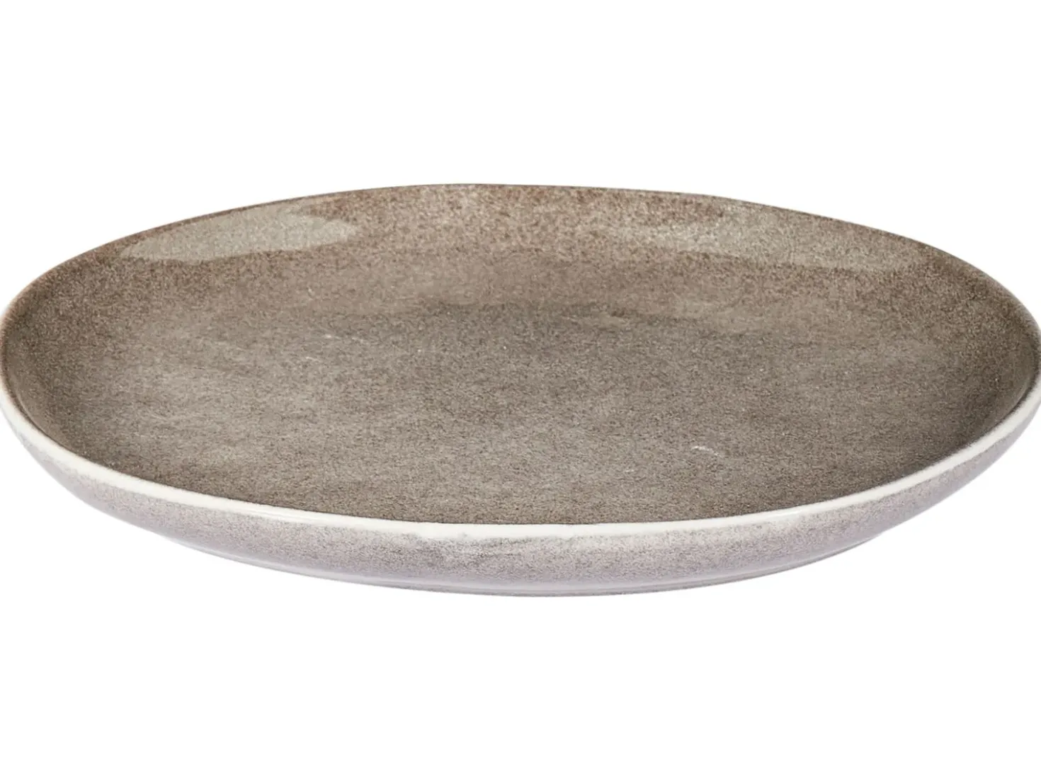 Set di 4 piatti da antipasto COSTMARY Gres porcellanato Grigio