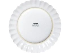 Set di 4 piatti da antipasto NETTLE Gres porcellanato Bianco