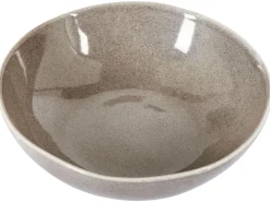 Set di 4 Piatti fondi COSTMARY Gres porcellanato Grigio