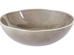 Set di 4 Piatti fondi COSTMARY Gres porcellanato Grigio