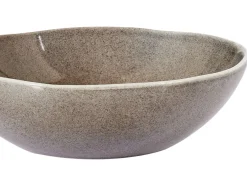 Set di 4 Piatti fondi COSTMARY Gres porcellanato Grigio