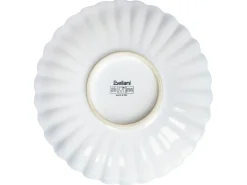 Set di 8 piatti fondi NETTLE Gres porcellanato Bianco sporco