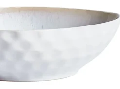 Set di 8 piatti fondi SESAME Gres porcellanato Grigio chiaro