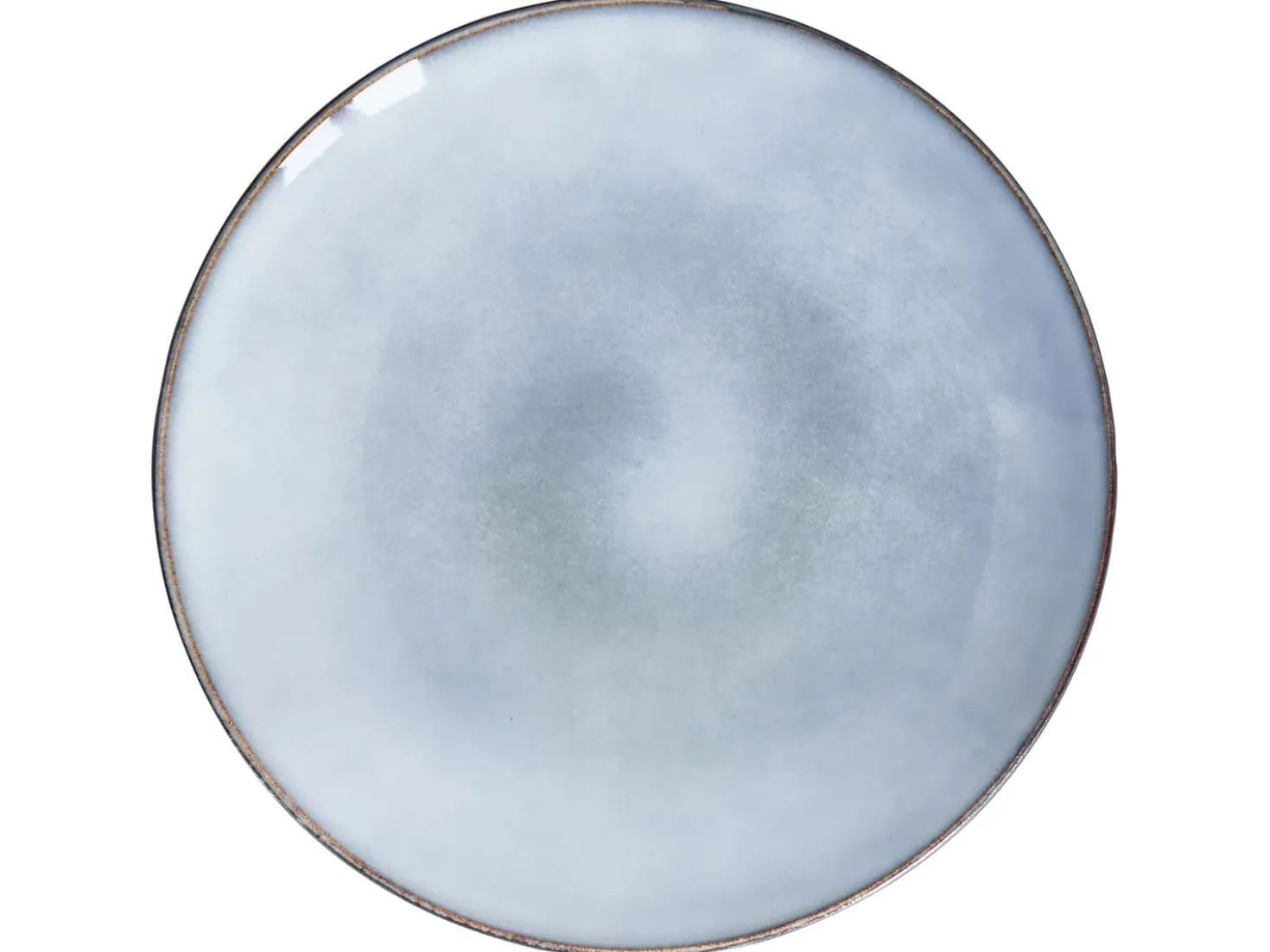 Set di 4 piatti grandi JUNIPER Gres porcellanato Azzurro
