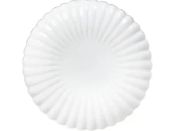 Set di 4 piatti grandi NETTLE Gres porcellanato Bianco