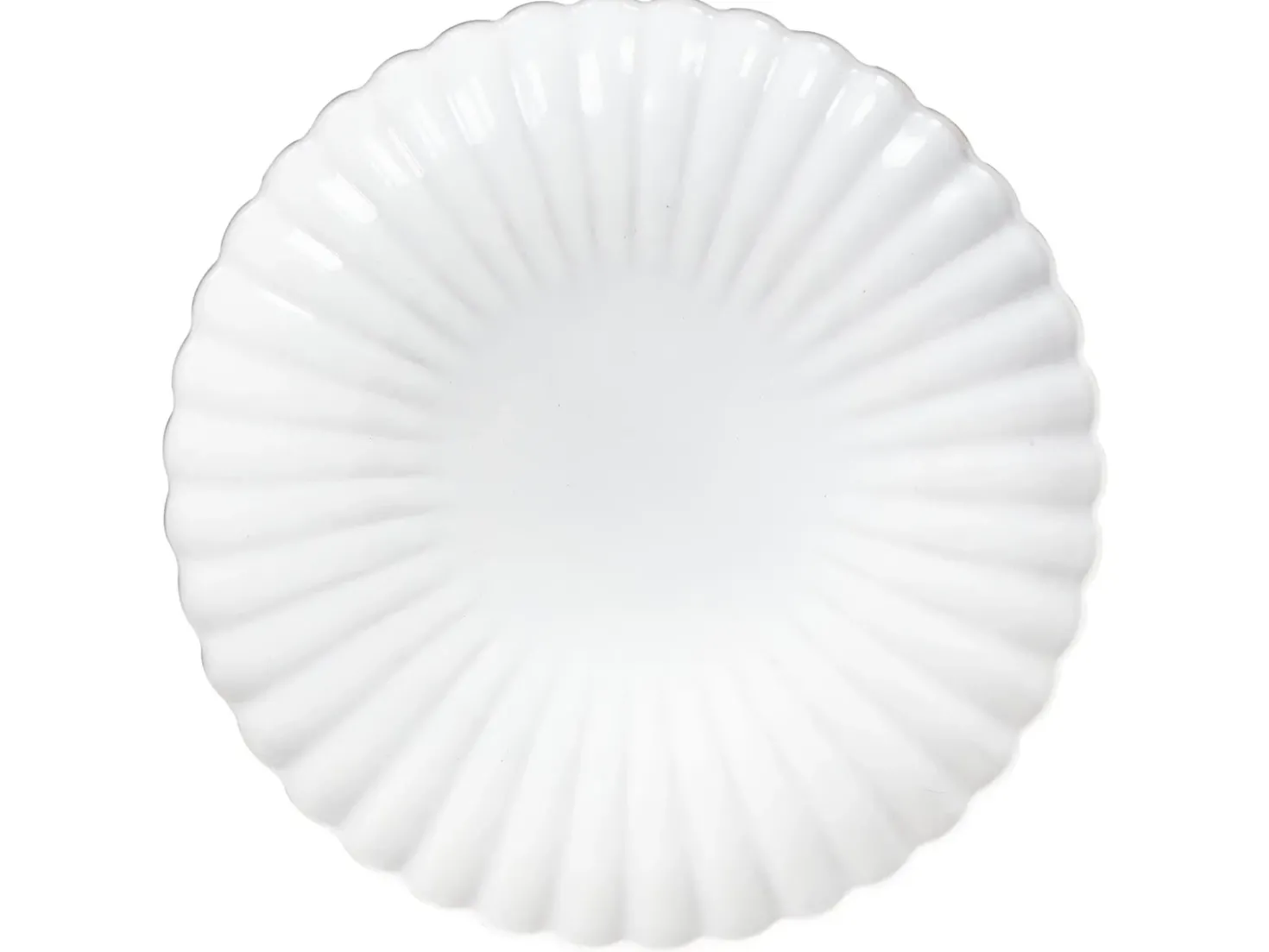 Set di 8 piatti piani NETTLE Gres porcellanato Bianco sporco
