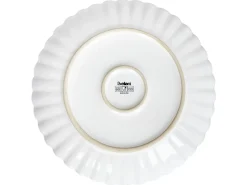 Set di 8 piatti piani NETTLE Gres porcellanato Bianco sporco