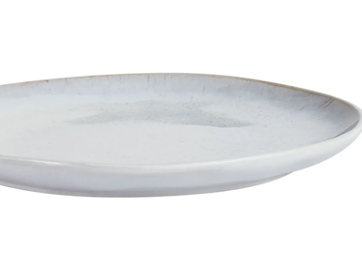Set di 8 piattini da dessert SESAME Gres porcellanato Grigio chiaro