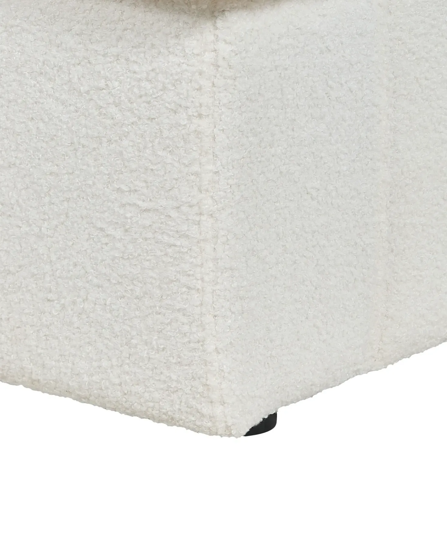 Set di 2 poltrone ALLA Bouclé Bianco sporco