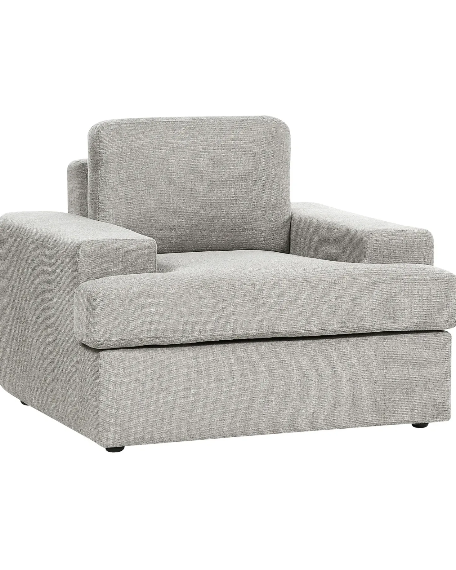 Set di 2 poltrone ALLA Tessuto Grigio chiaro