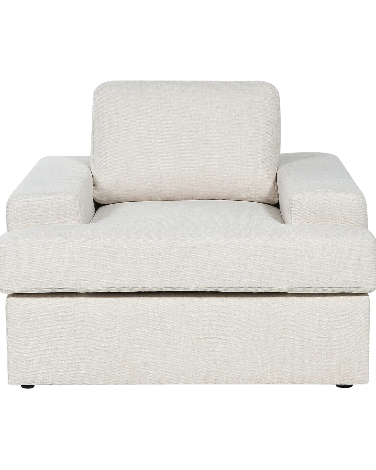 Set di 2 poltrone ALLA Tessuto Beige chiaro