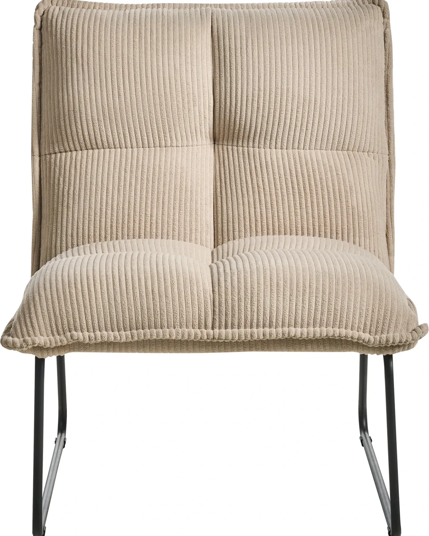 Set di 2 poltrone BJASTA Velluto a coste Beige