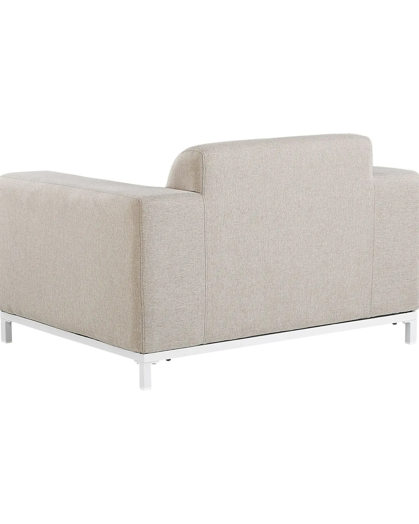 Set di 2 poltrone da giardino ROVIGO Tessuto Beige